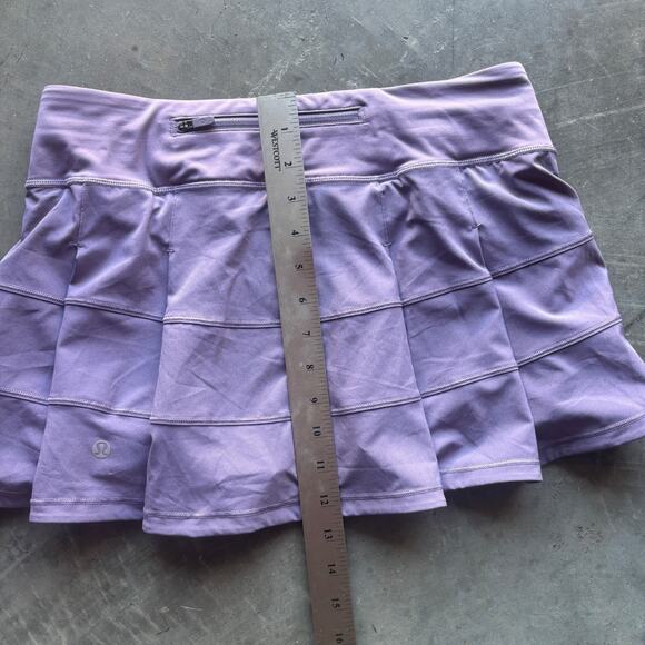 Lululemon Pace Rival Mid-Rise Skirt Women's Size 6 Purple Ash Athletic - NWT - Picture 10 of 11